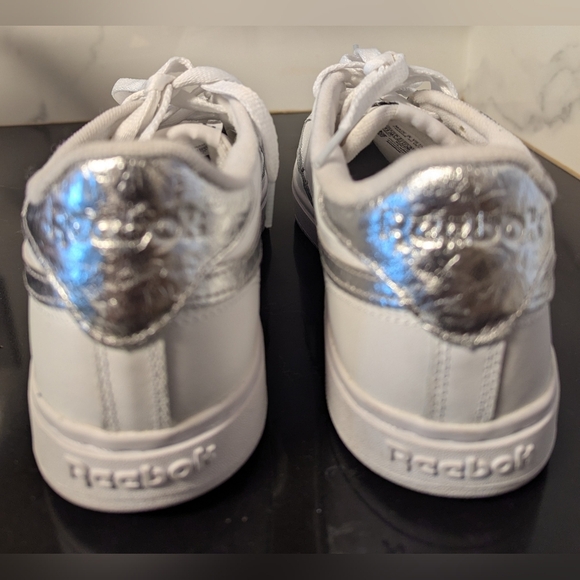Reebok Club C 85 Double Women's White Sneakers Size 11 Like New MSRP $75 - Picture 6 of 8